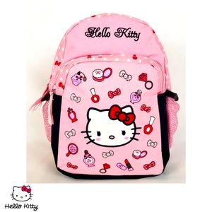 NWT Hello Kitty Sanrio Pink Makeup-Themed Backpack